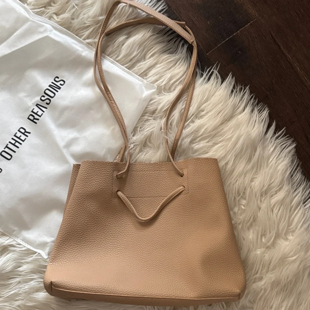 8 Other Reasons Beige Tote Bag